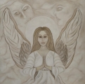 Das Gebet 100cmx100cm