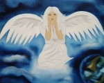 Der Schutzengel 100cmx80cm