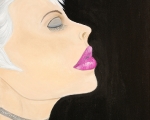 Lippenbekenntnisse 80cmx70cm